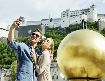 Kapitelplatz mit Blick zur Festung Hohensalzburg © Salzburger Land Tourismus - Andreas Hechenberger