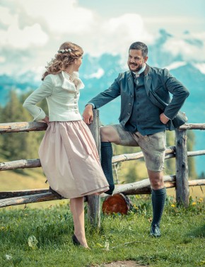 Brautpaar auf der Lackenalm
