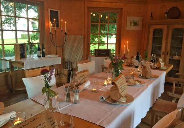 Essen im Atelier Scheffer